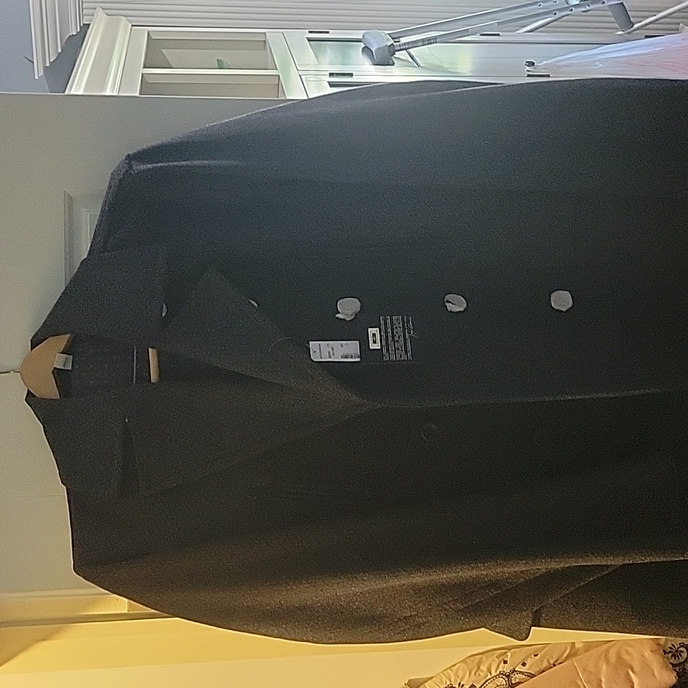 Mens single breastfed wool coat